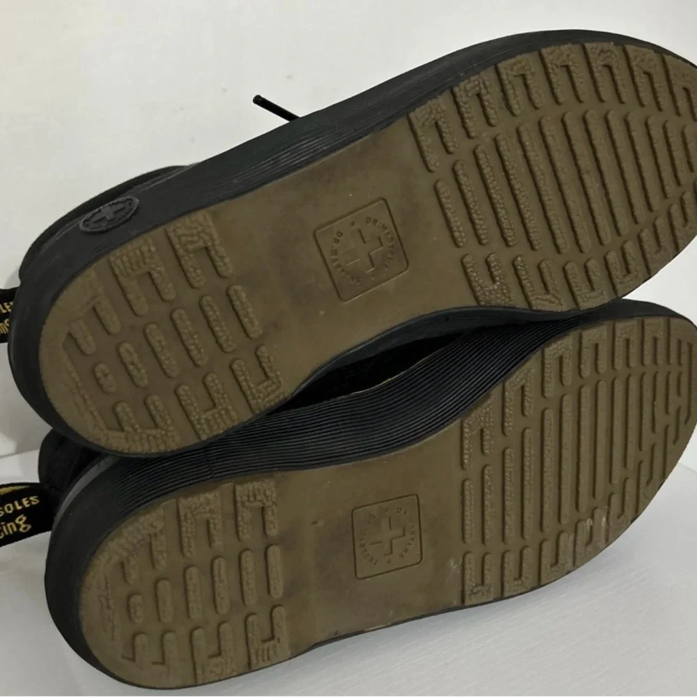 Dr Martens Docs Allana Black Canvas High Top Sneakers Boots Shoes-Womens 7 - Picture 8 of 9